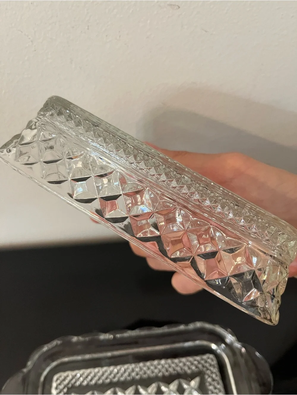 Vintage Anchor Hocking Wexford Clear Glass  1/4